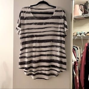 STYLE & CO 🖤⚪️ | women’s striped shirt